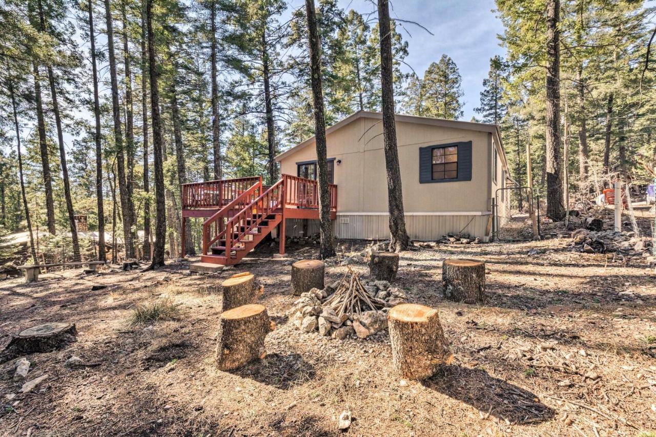 Relaxing Lincoln Forest Retreat With Wraparound Deck Cloudcroft Exterior photo
